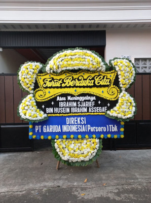 Papan Bunga Duka di Poga