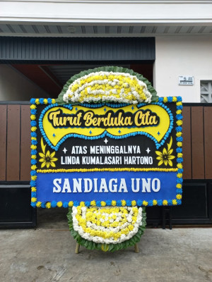 Papan Bunga Duka di Poga